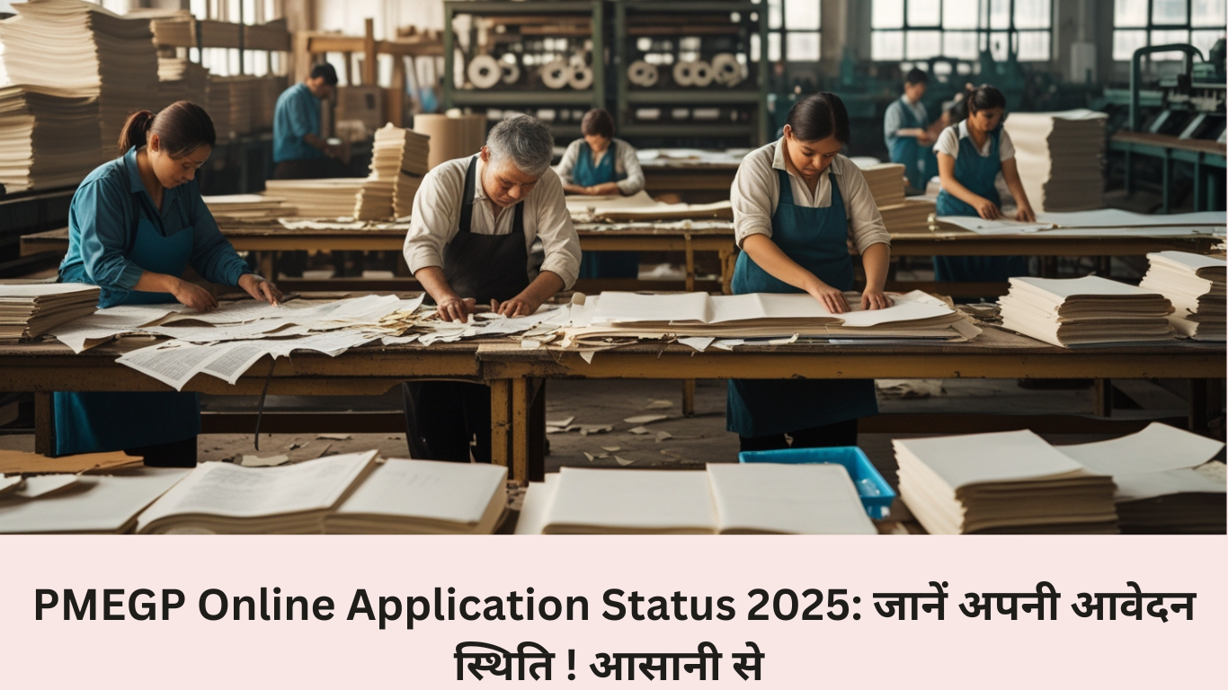 PMEGP Online Application Status 2025